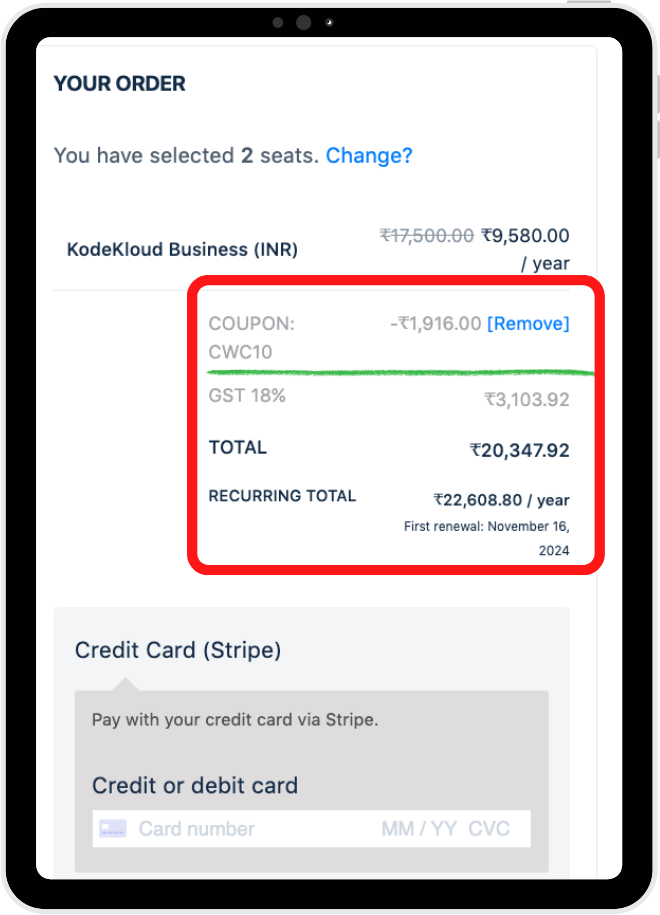 KodeKloud Discount Coupon Code