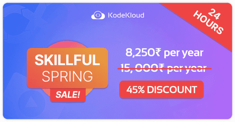 Kodekloud spring sale